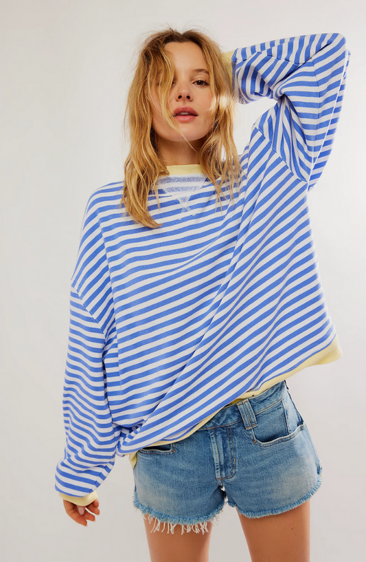 Sanne™ | Gestreepte Oversized Trui