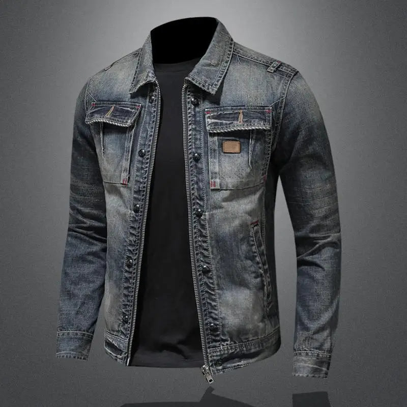 Dion™ | Retro Denim Jack met Vintage Stijl